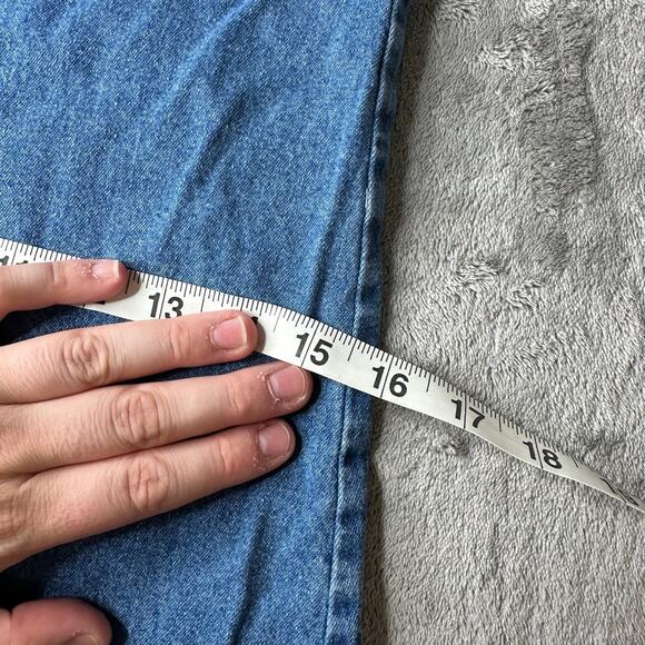 Vintage Kids Radishes and Roses Size 10 Denim Overall Dress 100% Cotton - Picture 7 of 11